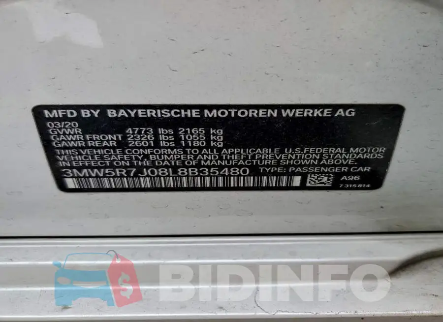 3MW5R7J08L8B35480 Photo# 12