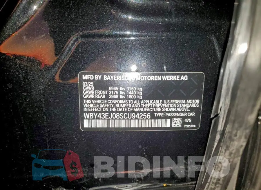 WBY43EJ08SCU94256 Photo# 12