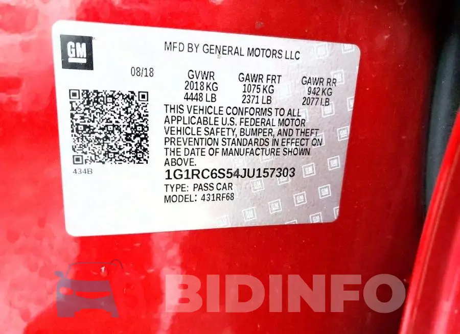 1G1RC6S54JU157303 Photo# 12