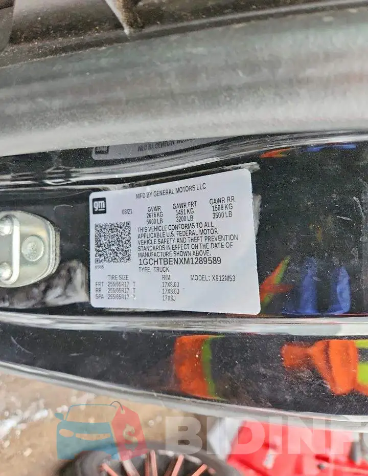 1GCHTBENXM1289589 Photo# 12