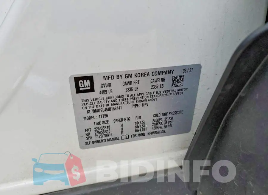 KL79MUSL4MB158441 Photo# 13