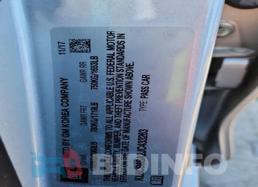 KL8CB6SA2JC433263 Photo# 12