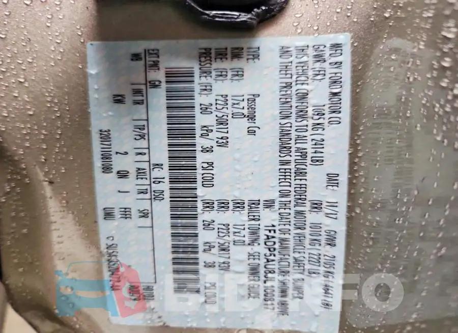 1FADP5AU8JL100817 Photo# 13