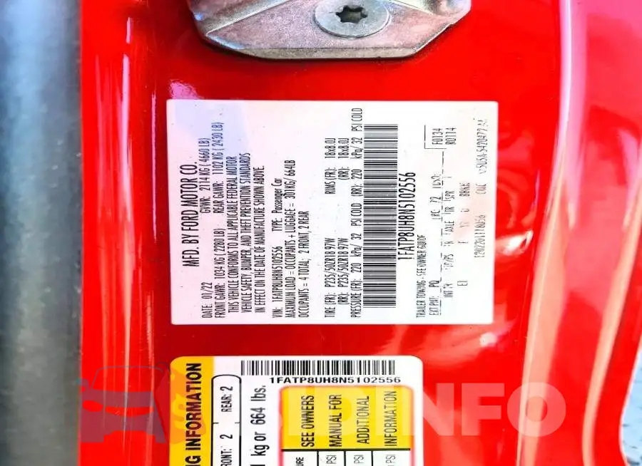1FATP8UH8N5102556 Photo# 12