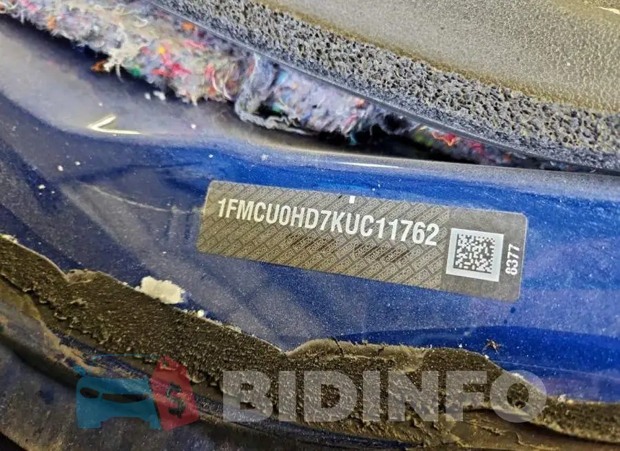 1FMCU0HD7KUC11762 Photo# 12