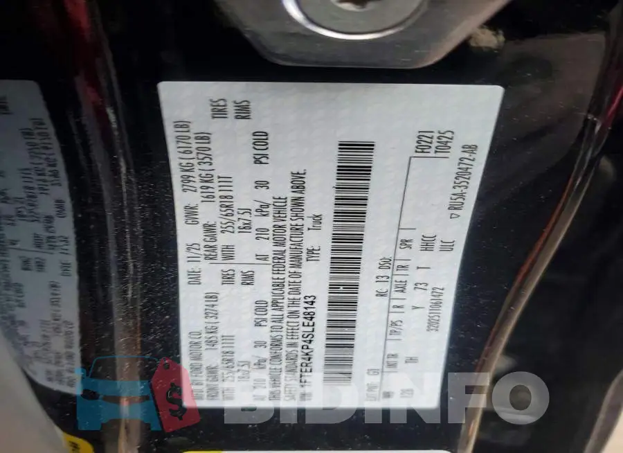 1FTER4KP4SLE48143 Photo# 12