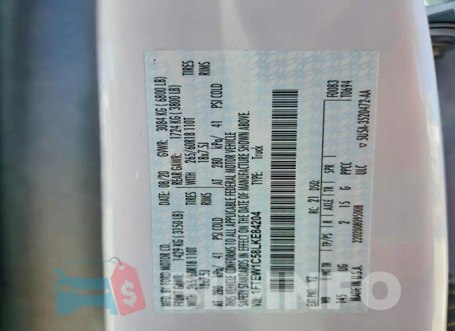 1FTEW1C58LKE84204 Photo# 13