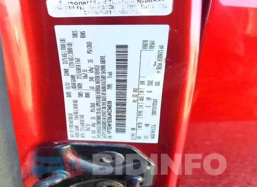 1FTEW1E56JKC94539 Photo# 12