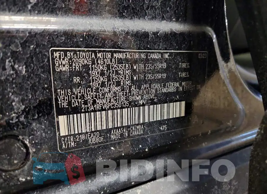 2T3A1RFV6PC350135 Photo# 14
