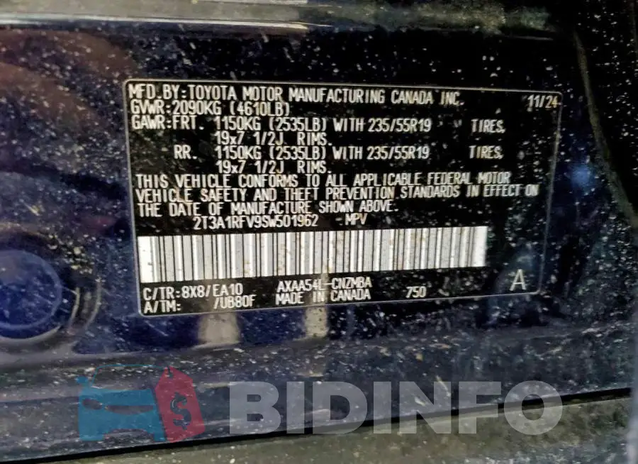 2T3A1RFV9SW501962 Photo# 14