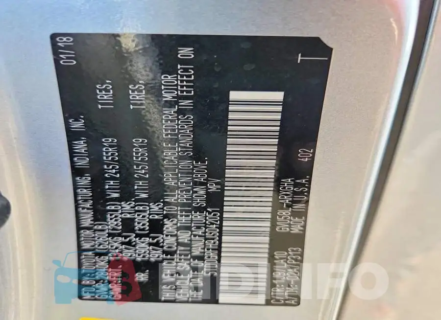 5TDDGRFH9JS042051 Photo# 13
