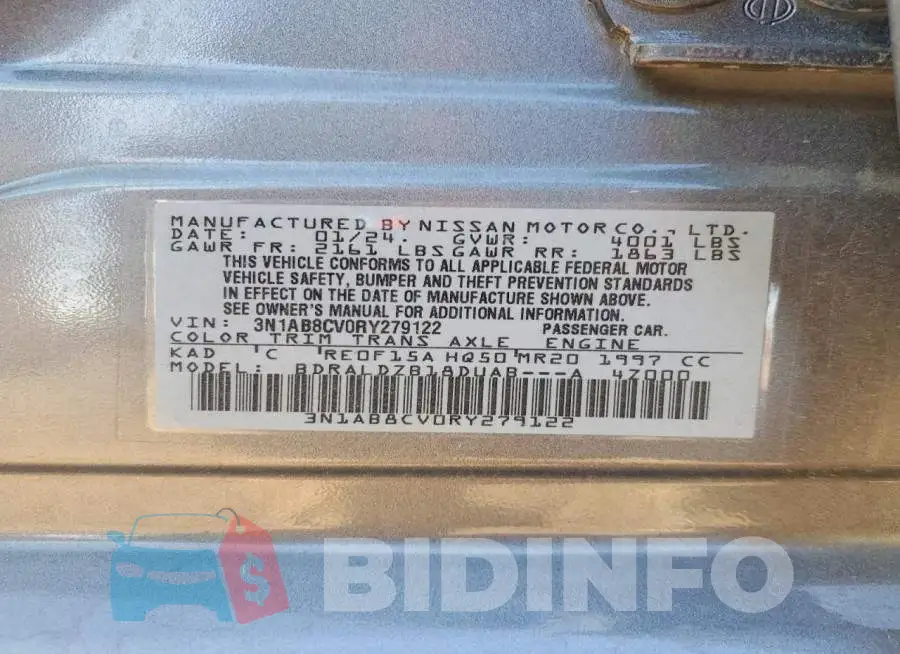 3N1AB8CV0RY279122 Photo# 12