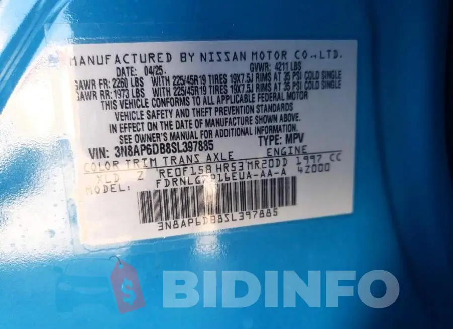 3N8AP6DB8SL397885 Photo# 14