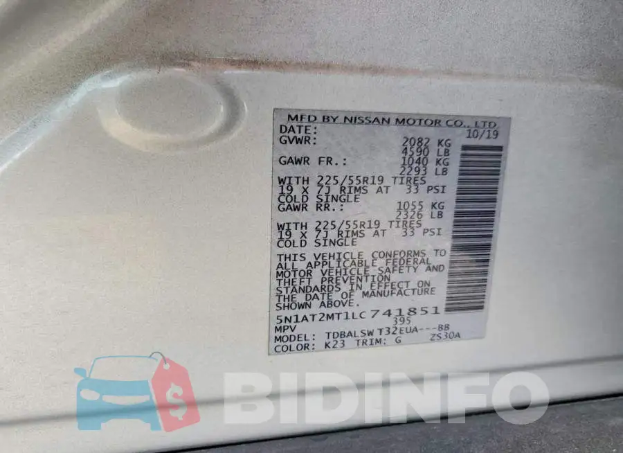 5N1AT2MT1LC741851 Photo# 14