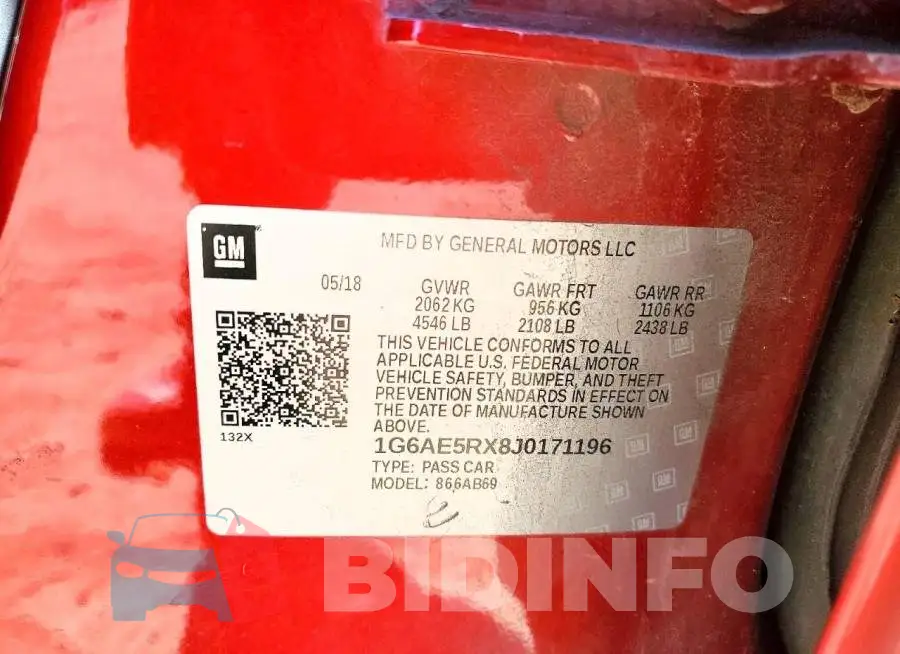 1G6AE5RX8J0171196 Photo# 12
