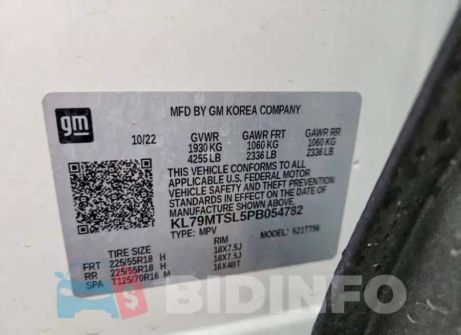 KL79MTSL5PB054782 Photo# 13