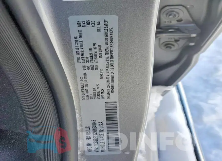 1C6SRFFT2MN640746 Photo# 12