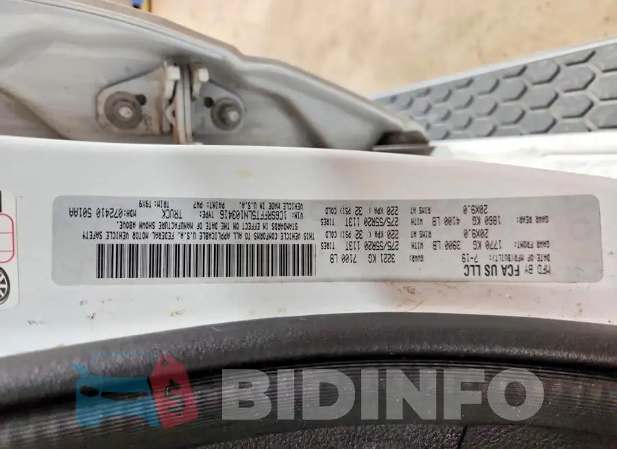 1C6SRFFT5LN103416 Photo# 12