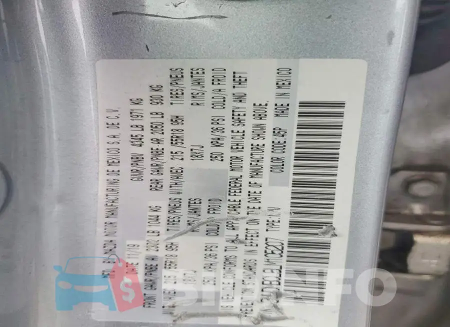 3MVDMBCL9LM105207 Photo# 13
