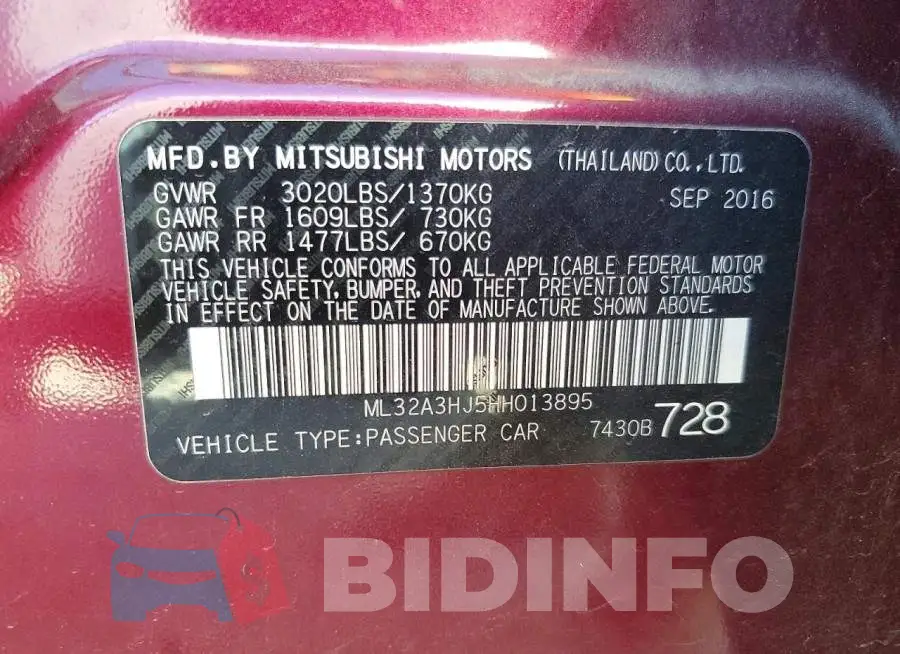 ML32A3HJ5HH013895 Photo# 12