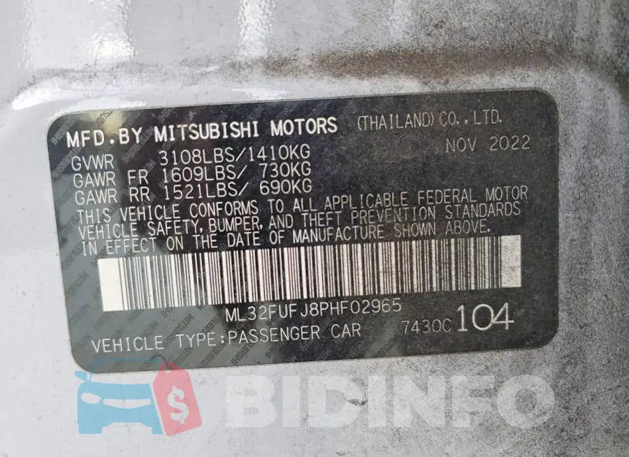ML32FUFJ8PHF02965 Photo# 12