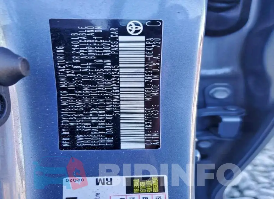 5YFEPMAE6MP221245 Photo# 12