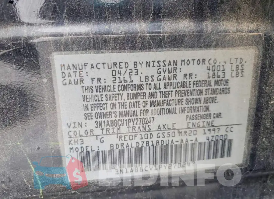 3N1AB8CV1PY270247 Photo# 12