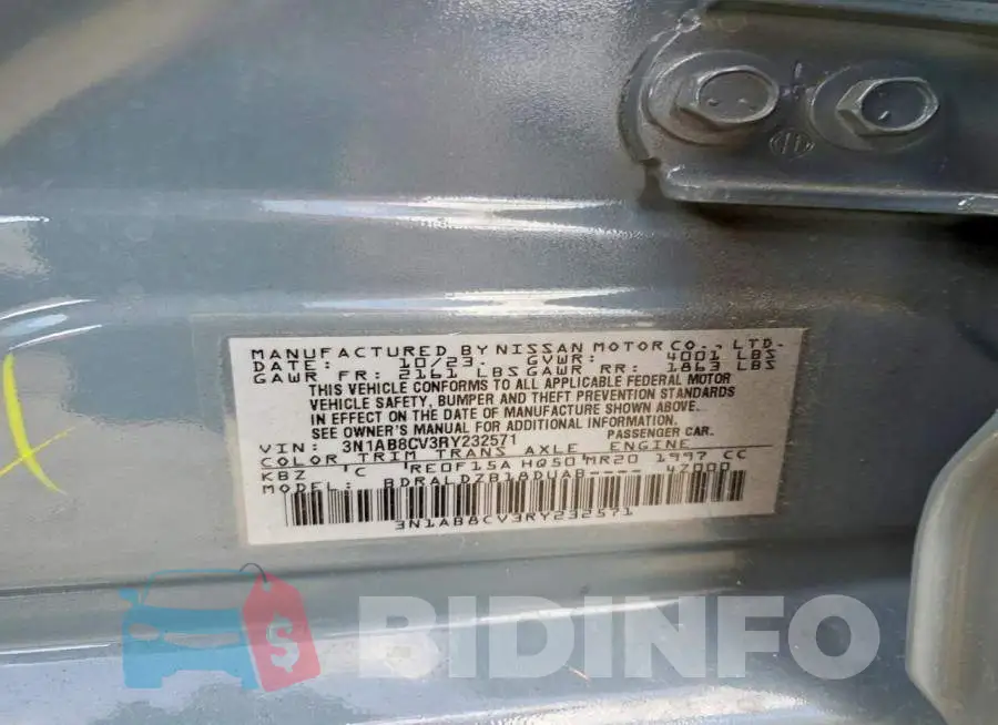 3N1AB8CV3RY232571 Photo# 13