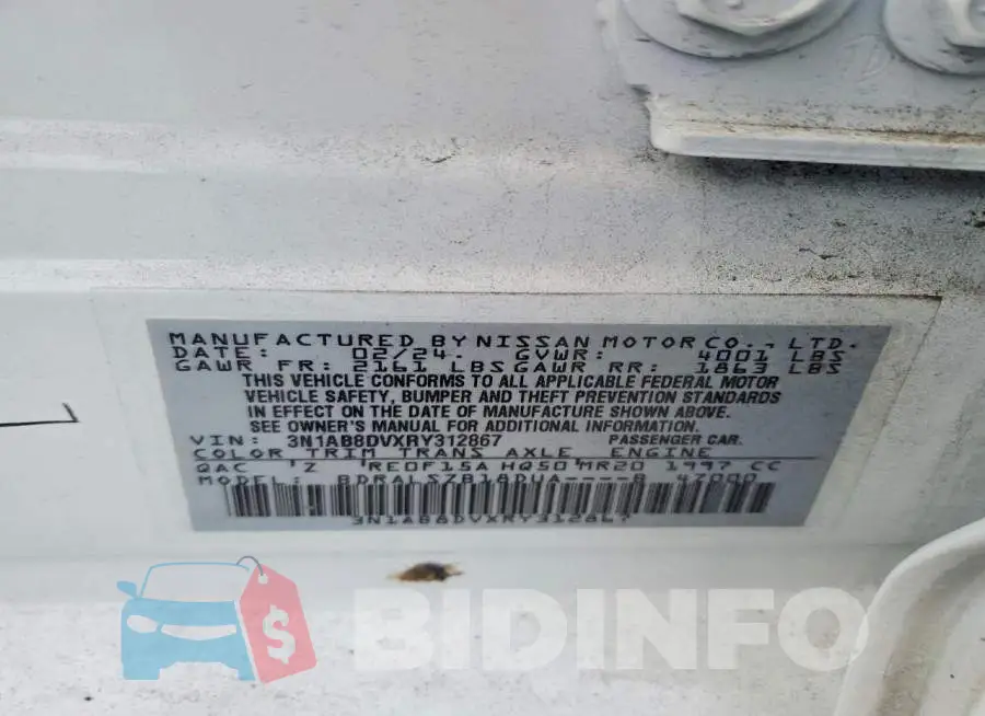 3N1AB8DVXRY312867 Photo# 12