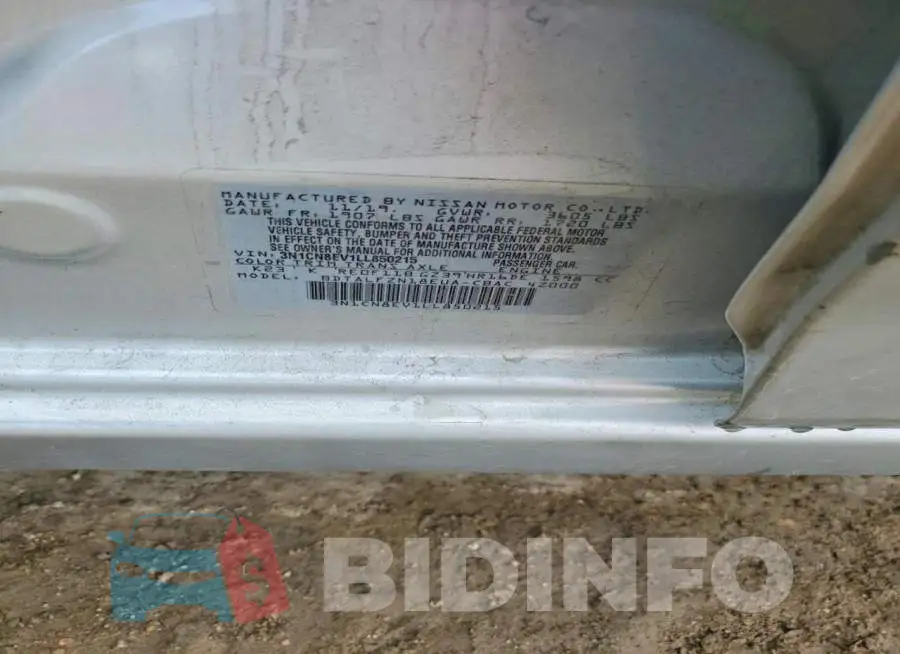 3N1CN8EV1LL850215 Photo# 12