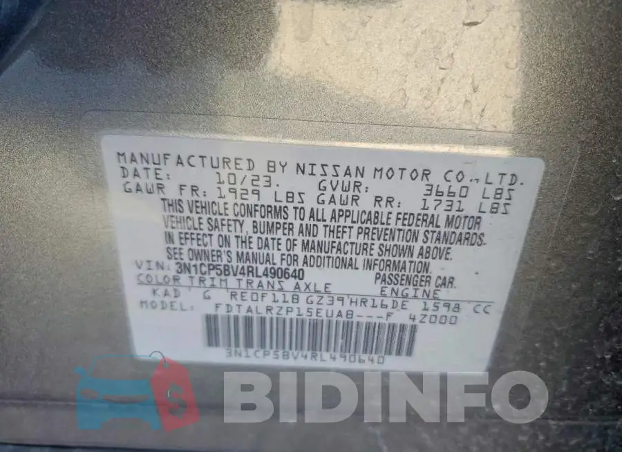 3N1CP5BV4RL490640 Photo# 13