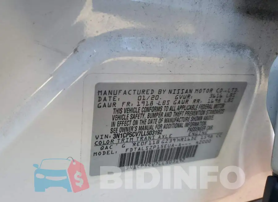 3N1CP5CV7LL503192 Photo# 13