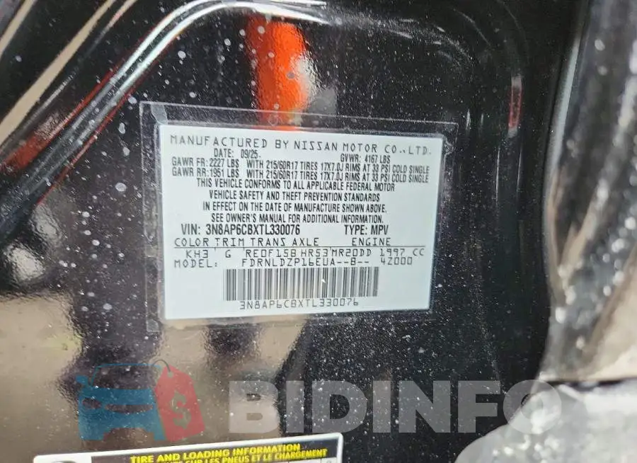 3N8AP6CBXTL330076 Photo# 14