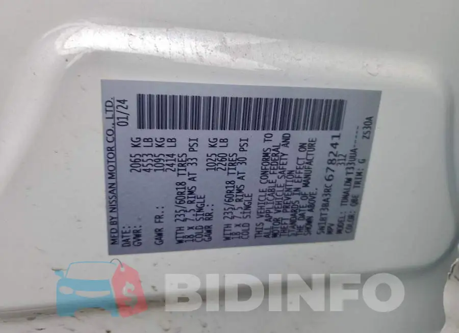 5N1BT3BA3RC678241 Photo# 12