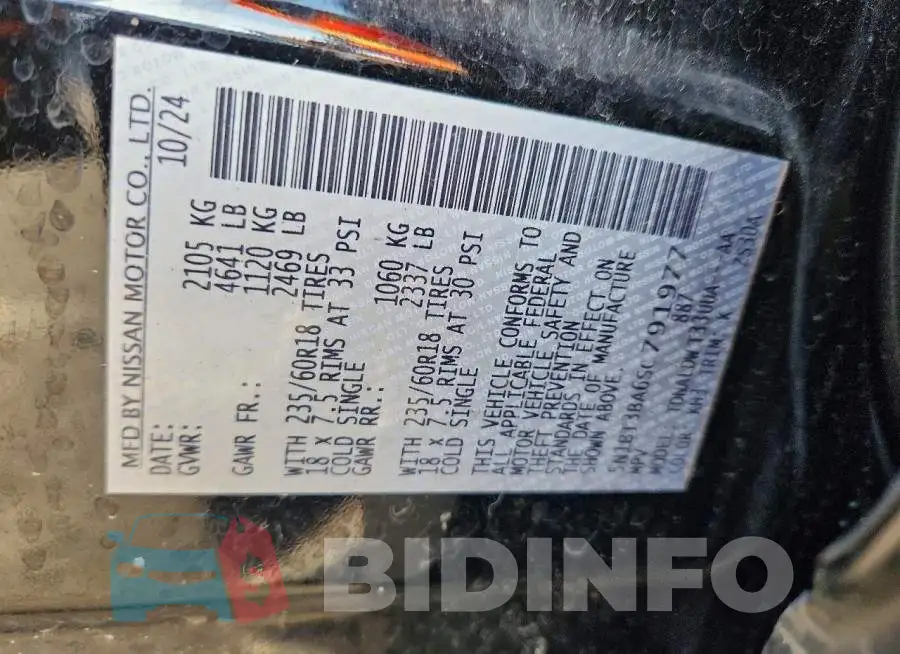 5N1BT3BA6SC791977 Photo# 12