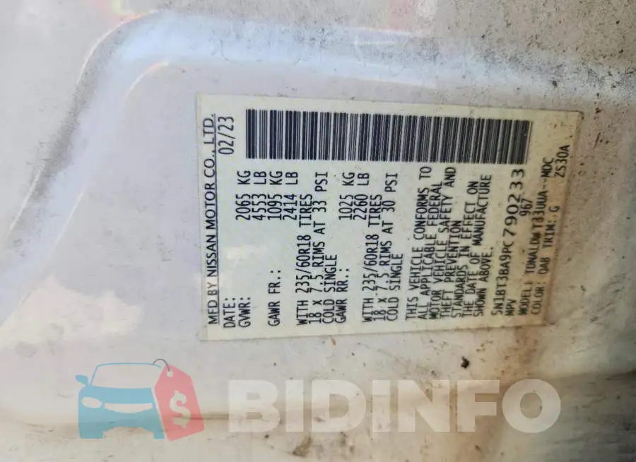 5N1BT3BA9PC790233 Photo# 13