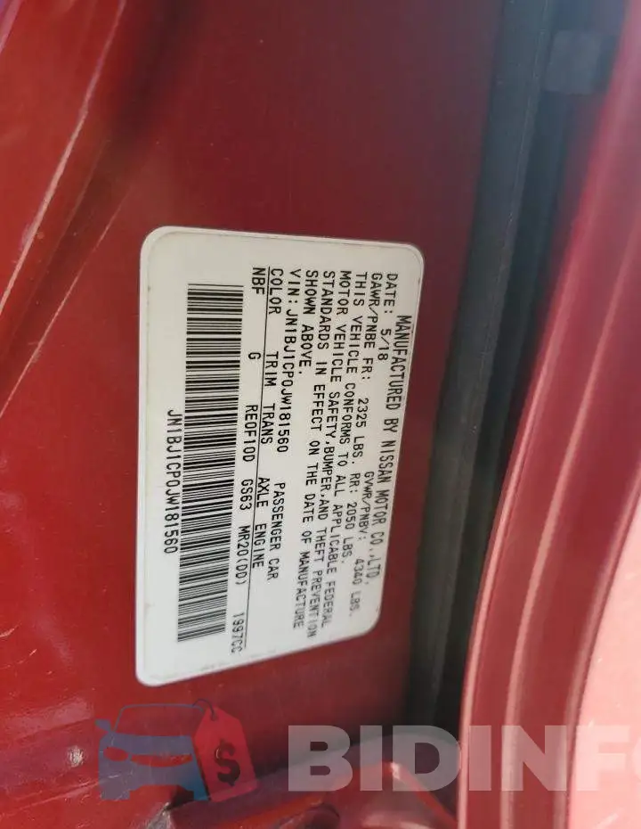 JN1BJ1CP0JW181560 Photo# 12