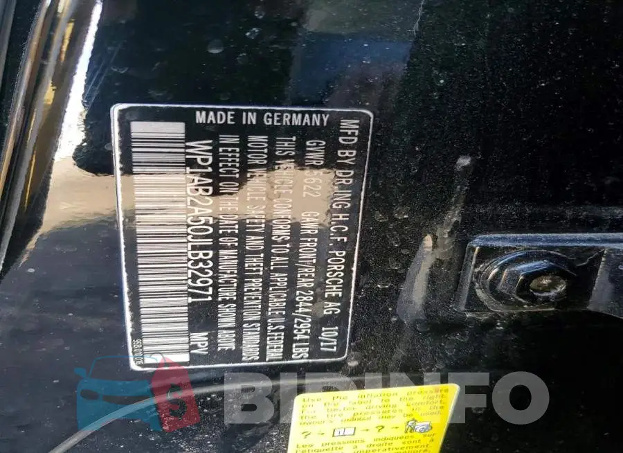 WP1AB2A50JLB32971 Photo# 13