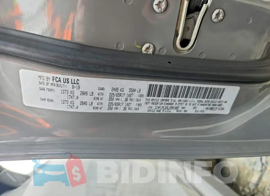 1C4PJMLB3LD501865 Photo# 14