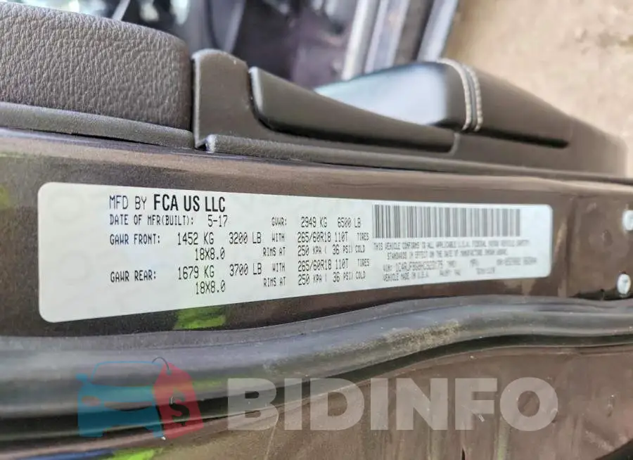 1C4RJFBG8HC923175 Photo# 13