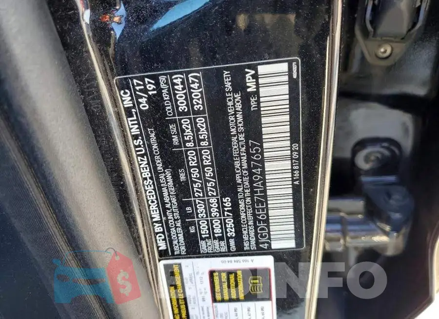4JGDF6EE7HA947657 Photo# 14