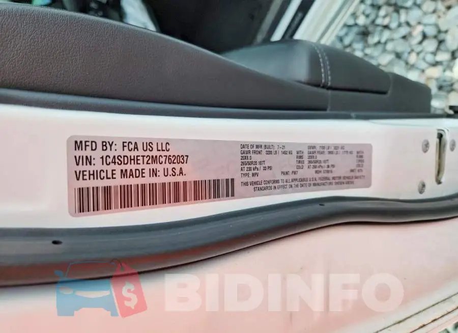 1C4SDHET2MC762037 Photo# 13