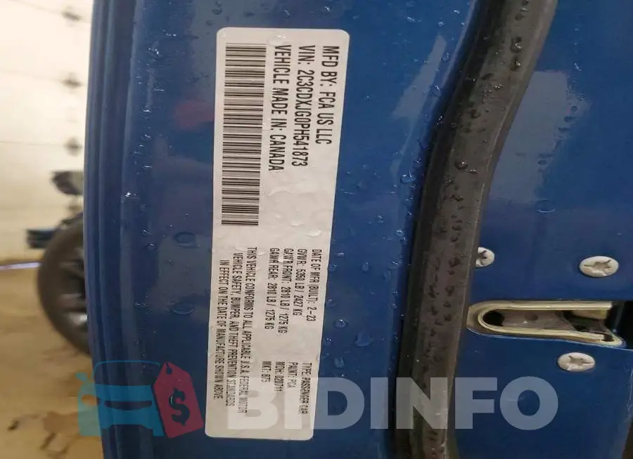 2C3CDXJG0PH541873 Photo# 13