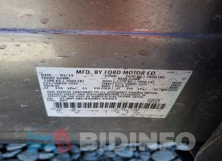 2LMPJ8L94KBL35493 Photo# 13