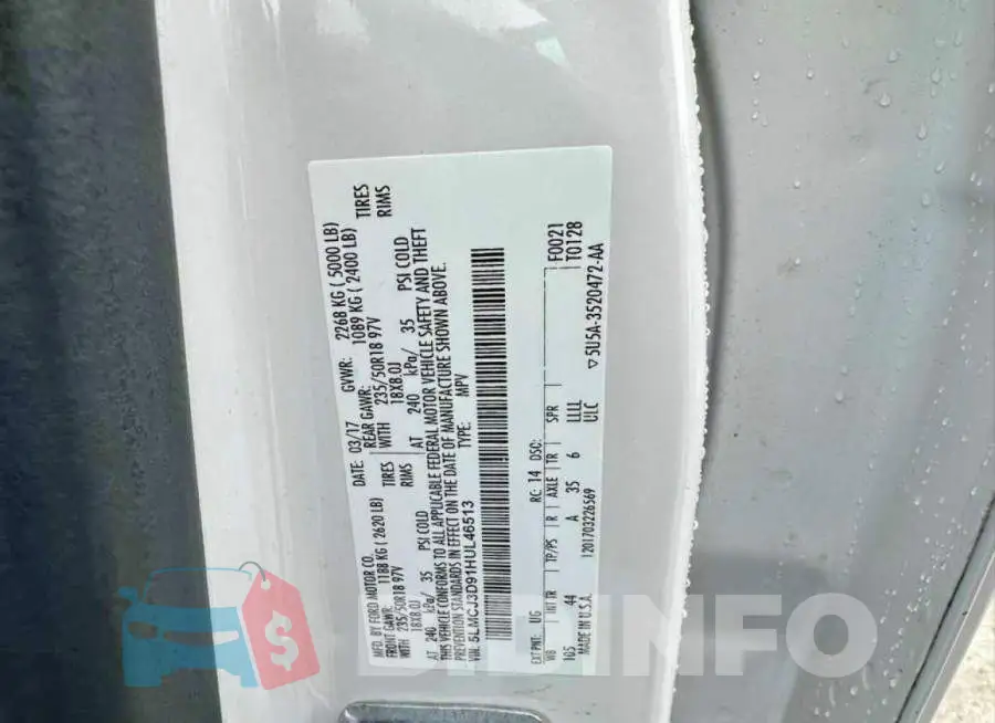 5LMCJ3D91HUL46513 Photo# 10