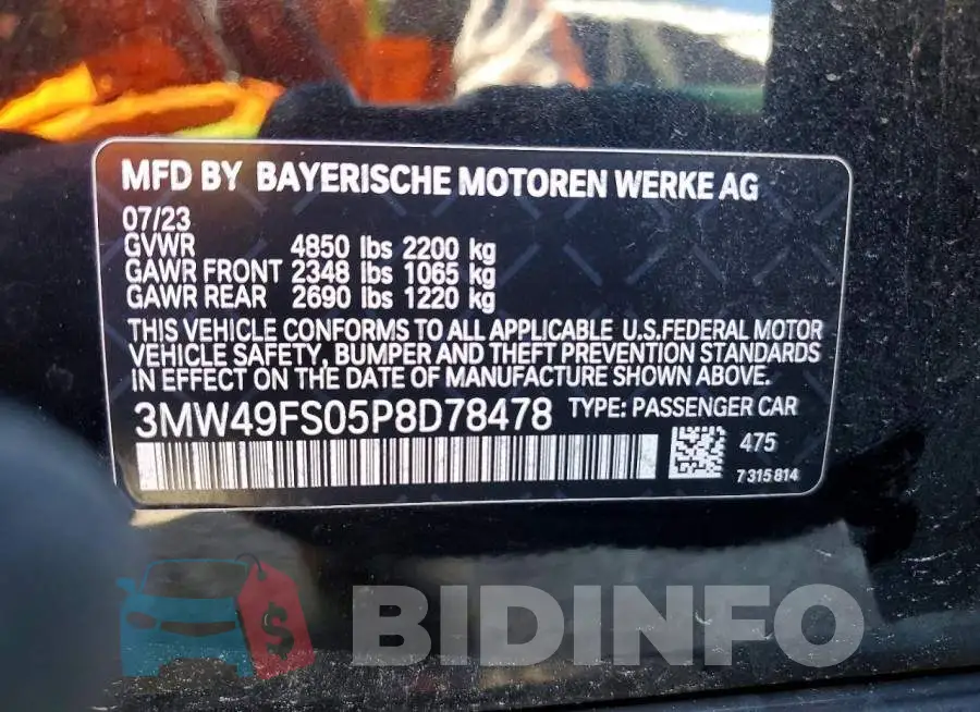 3MW49FS05P8D78478 Photo# 12