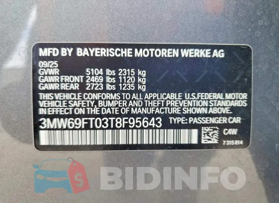3MW69FT03T8F95643 Photo# 12