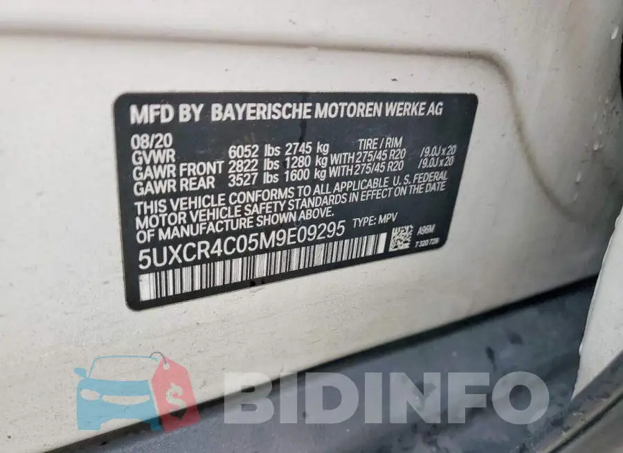 5UXCR4C05M9E09295 Photo# 12