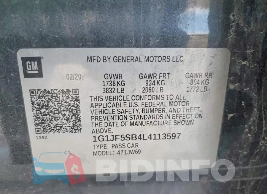 1G1JF5SB4L4113597 Photo# 12