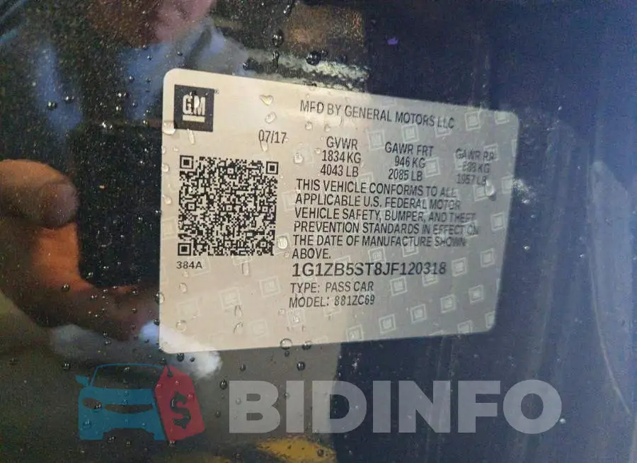 1G1ZB5ST8JF120318 Photo# 10